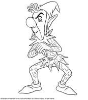 coloriage sournois le lutin